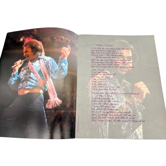 Neil Diamond 1986 Concert Tour Program Booklet Souvenir 13.5" x 10.75" Vintage - Picture 4 of 9